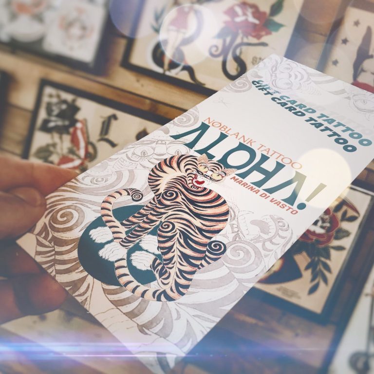 gift card, buoni regalo per tatuaggi. Idea regalo. Tattoo gift card a vasto marina
