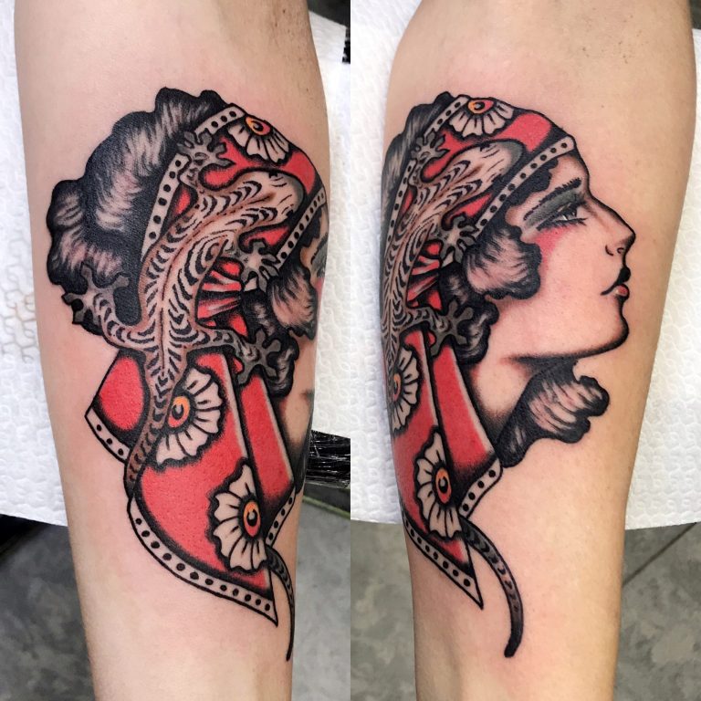 tatuaggi colorati old school traditional a vasto. Vasto marina tattoo