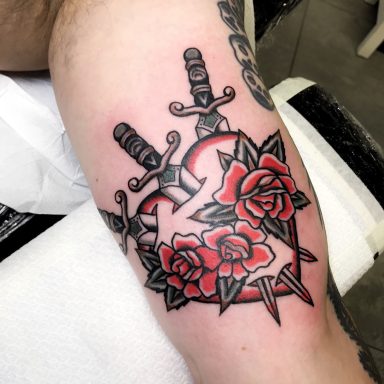 Noblank Tattoo, tatuaggio old school a vasto marina